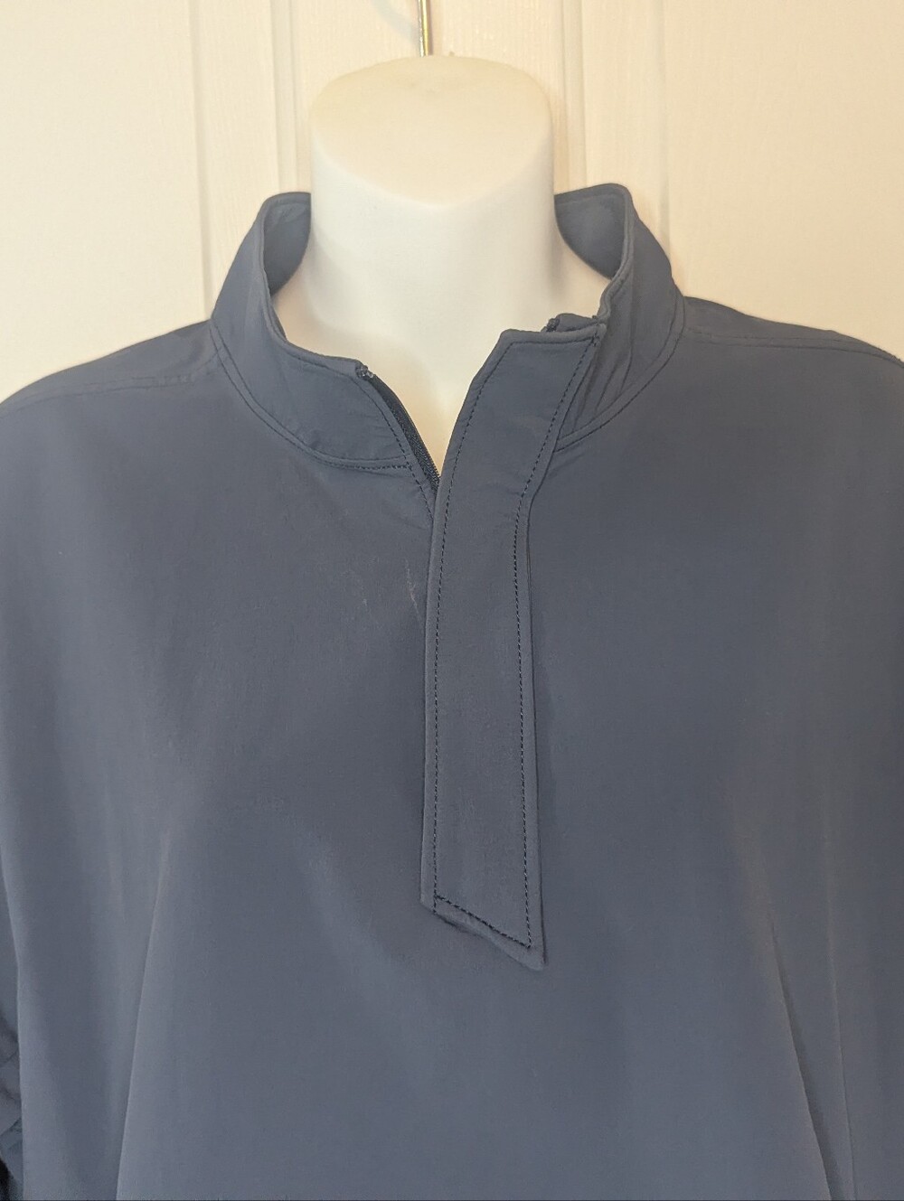 VRST Men's Limitless Golf Quarter Zip Pullover - Large - Steel Blue Grey - Picture 2 of 10